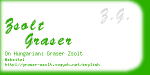 zsolt graser business card